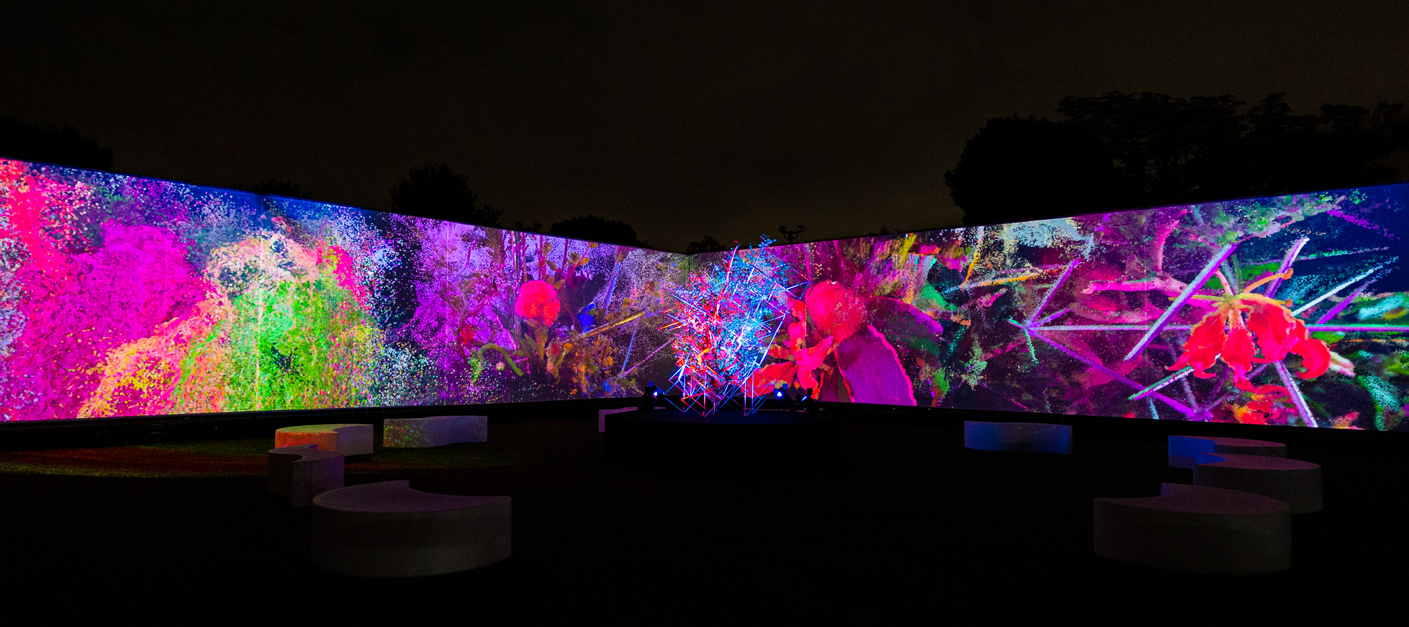 光の祭典「TOKYO LIGHTS 2023」にてイマーシブ作品「IMMERSIVE WALL」を展示しました